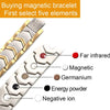 Magnetic Bracelet Therapy Energy Stainless Steel for Women