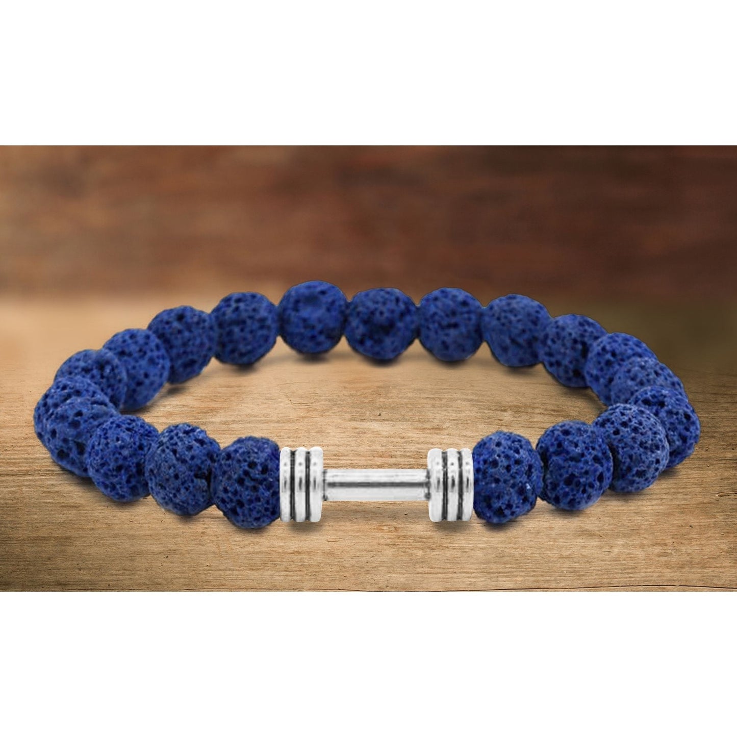 Lava Stone Super-Energy Diffuser Bracelet with Optional Essential Oils