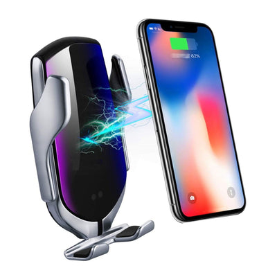 Automatic Clamping Wireless Charger & Car Cell Phone Holder