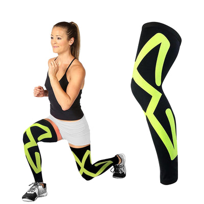 Full Knee and Calf Compression Sleeves (2-Pair)