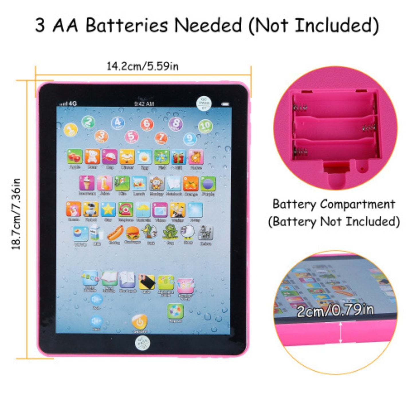 Mini Educational Learning Tablet for Toddlers