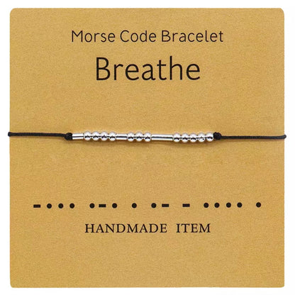 Hand-Made Morse Code Bracelet