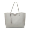 SoCal High-Quality Women's Trendy Faux Leather Tote Bag