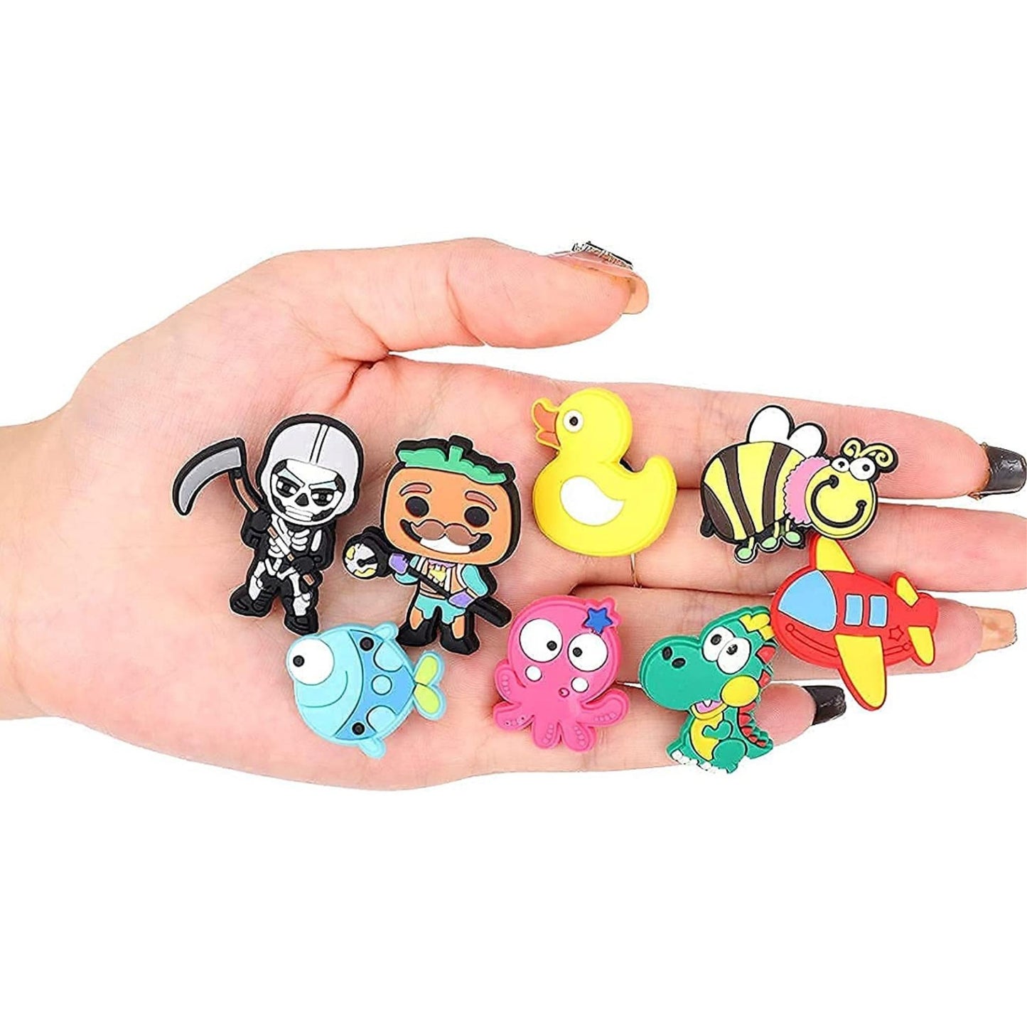 25, 50, or 100 Pack: Random Charms for Shoes