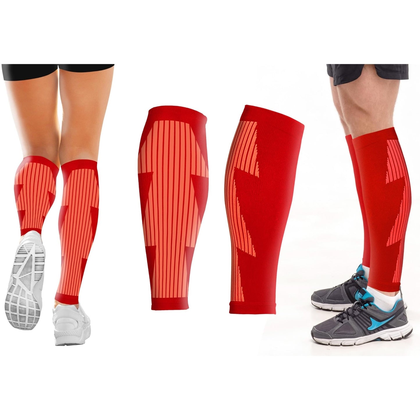DCF Energizing Calf Compression Sleeves (1-Pair)