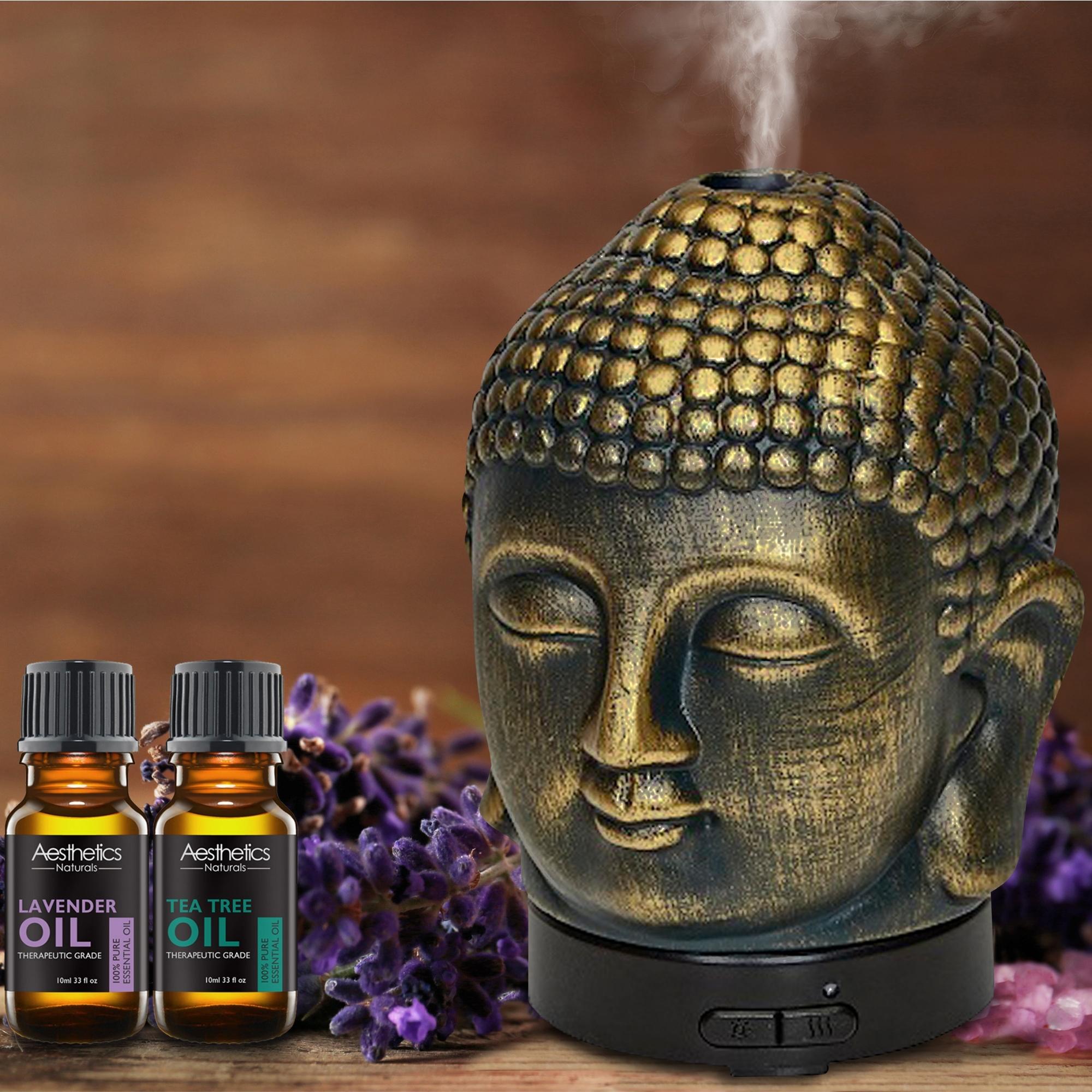 Ultrasonic Cool-Mist Aroma Diffuser with Optional Oils
