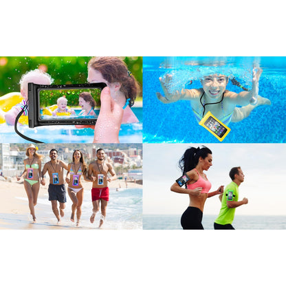 Multipack Waterproof Cellphone Pouch with Neck Cord (3-Pack)