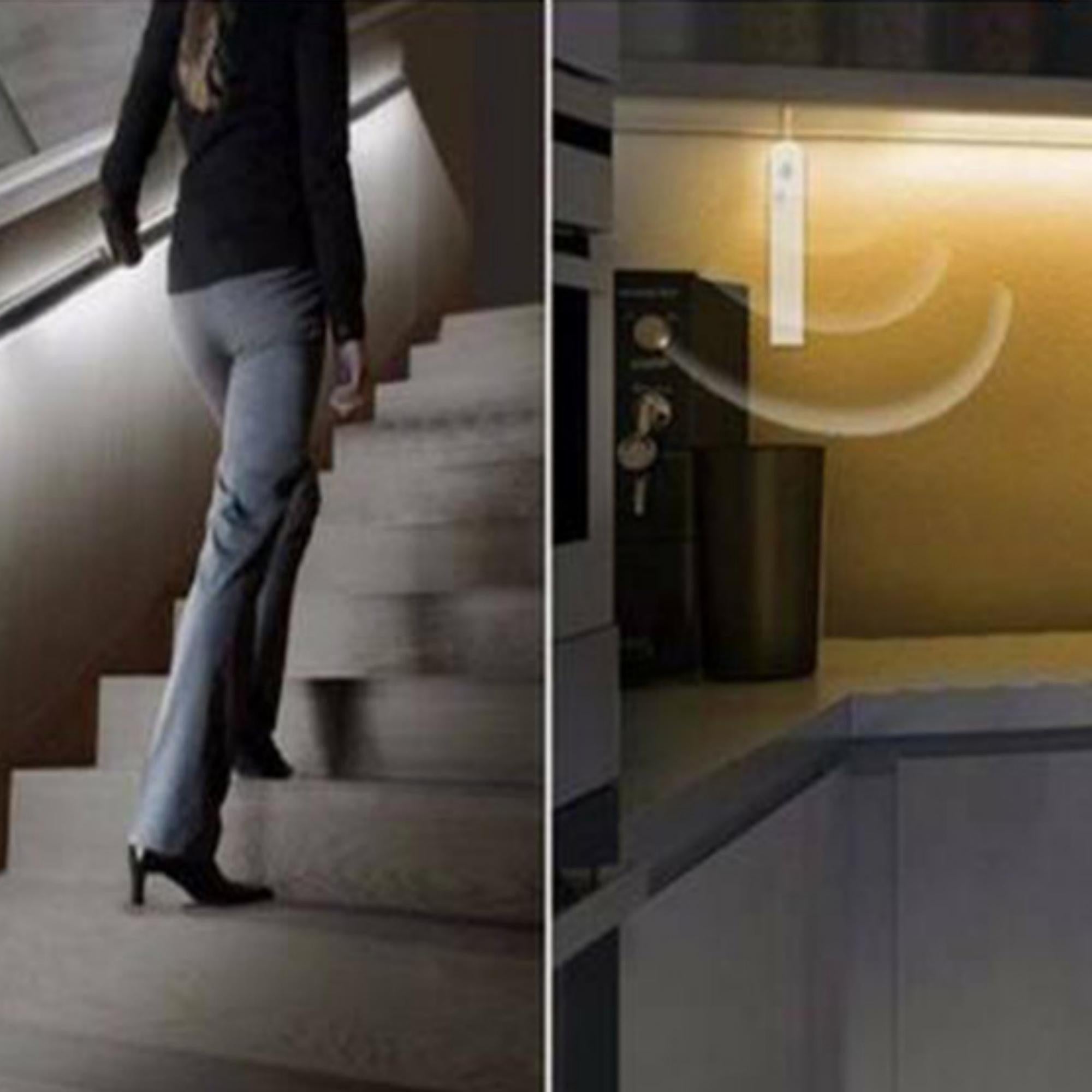 10 LED Motion Sensor Stick-On Light Bar (3 Pack)