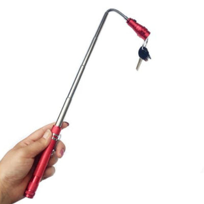 Telescoping Magnetic Pickup Tool with 3 LED Lights and Extendable Neck up to 22"