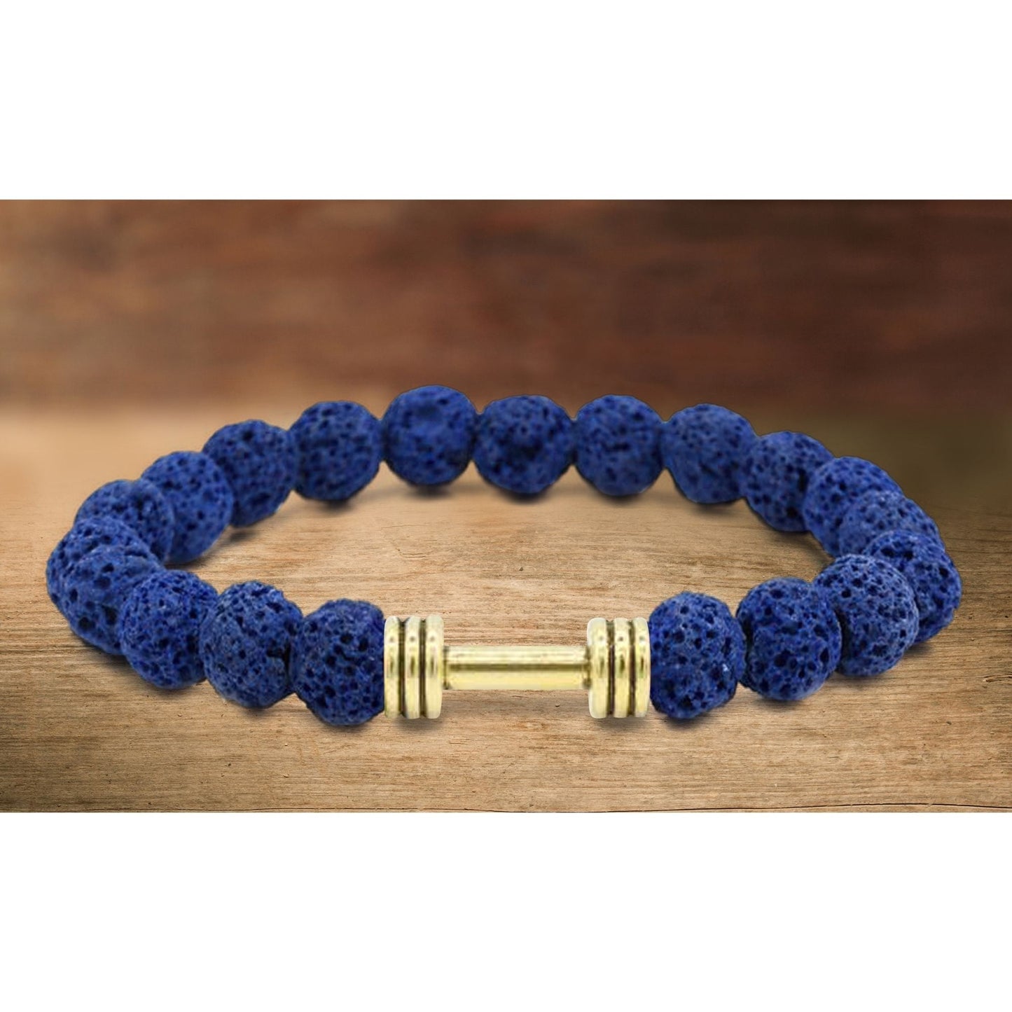 Lava Stone Super-Energy Diffuser Bracelet with Optional Essential Oils