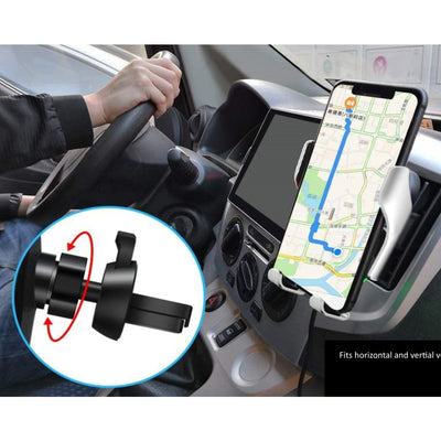 Automatic Clamping Wireless Charger & Car Cell Phone Holder