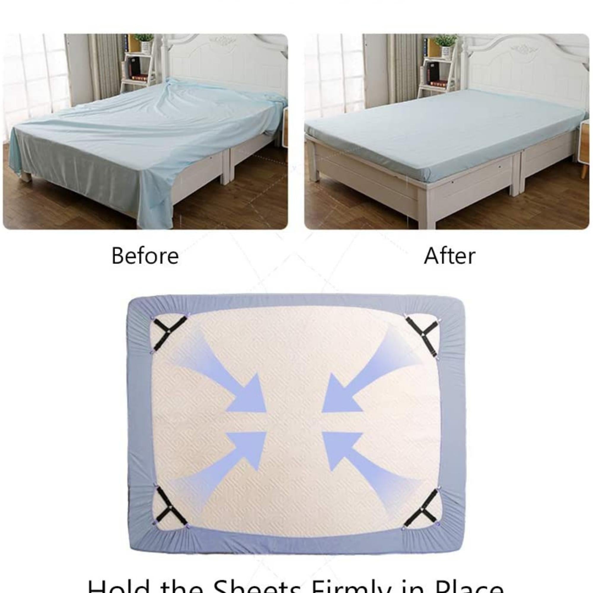 4-Piece Set Bed Sheet Clip Fasteners