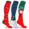 Holiday Fun Knee High Compression Socks (3-or-6 Pairs)
