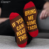 Unisex NoveltySocks "If You Can Read This, Bring Me..." Patterned Fun Socks