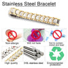 Magnetic Bracelet Therapy Energy Stainless Steel for Women