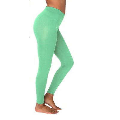 Women's High Waist Leggings Full Length Elastic Tummy Control Pants