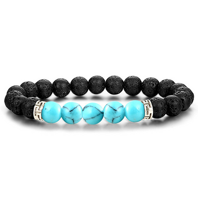 Lava Stone Chakra Diffuser Bracelet with Optional Essential Oils