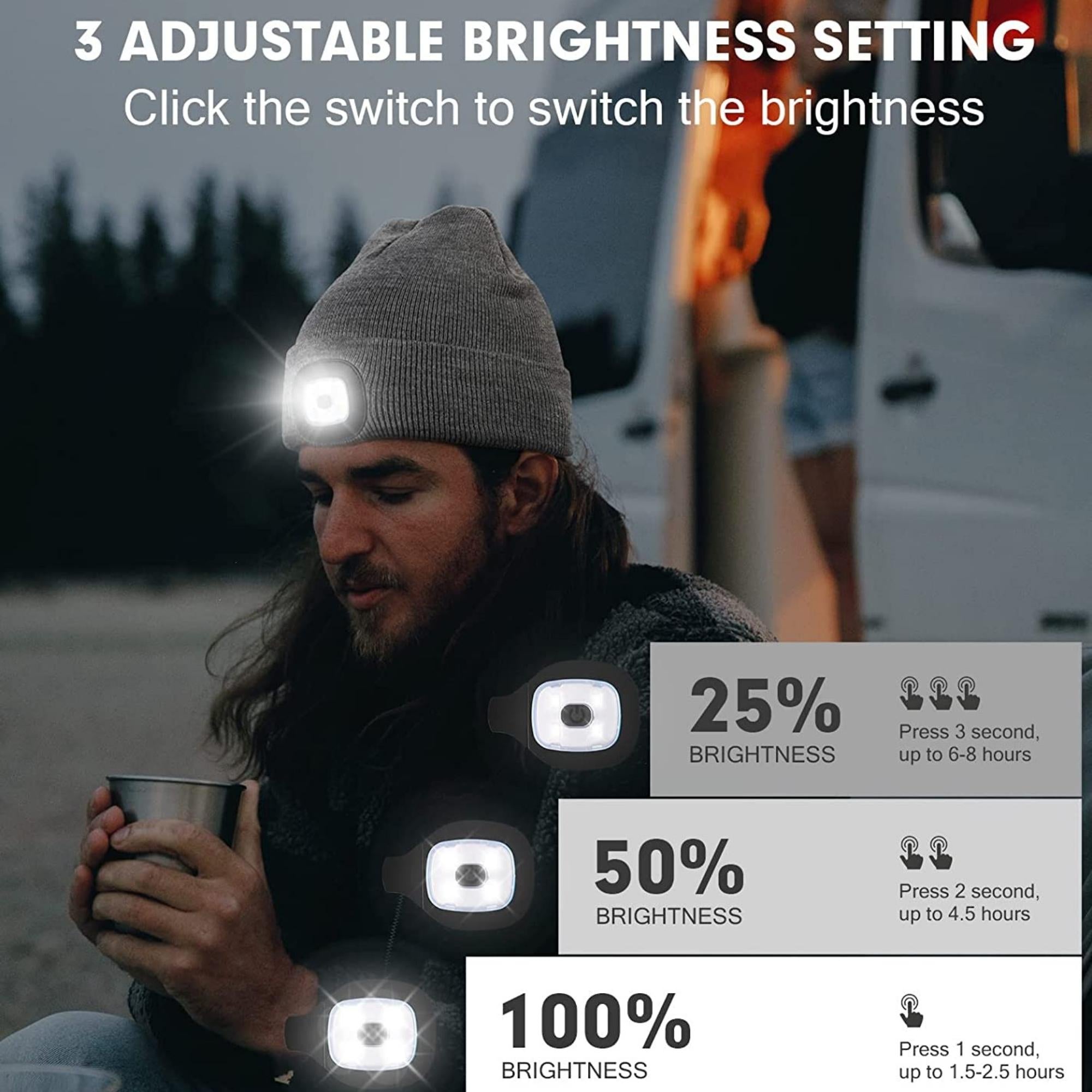 Unisex LED Lighted Winter Hat