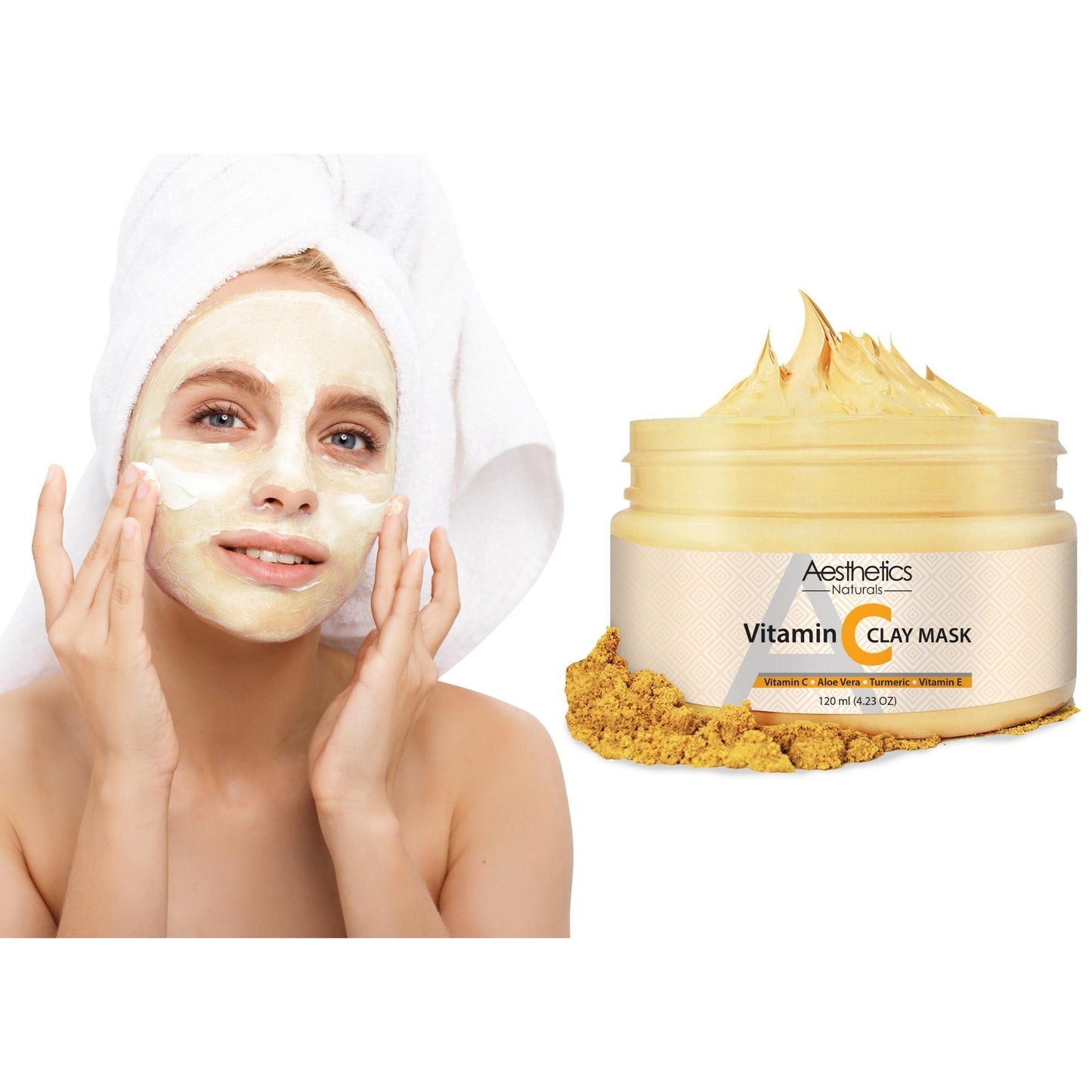 Aesthetics Naturals Turmeric Vitamin C Face Mask