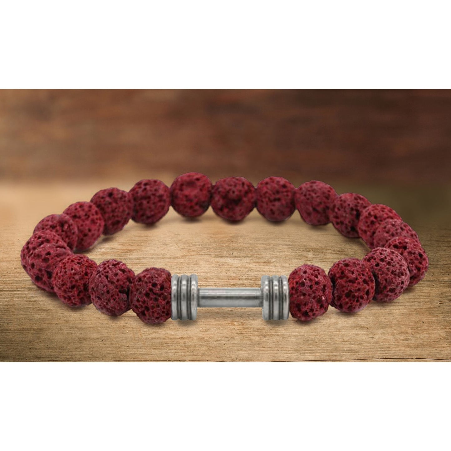 Lava Stone Super-Energy Diffuser Bracelet with Optional Essential Oils