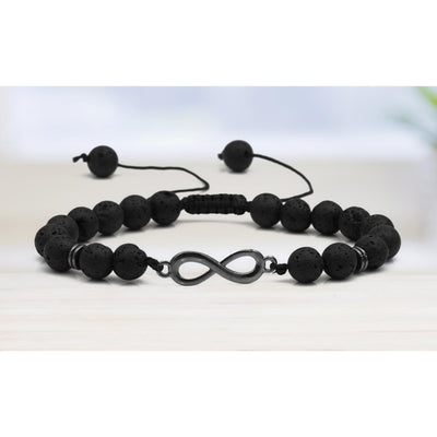 Aromatherapy Infinity Lava Diffuser Bracelet with Optional Essential Oils
