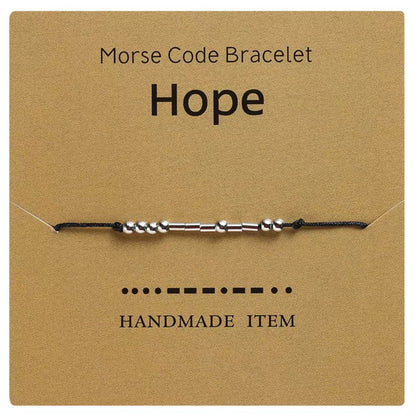 Hand-Made Morse Code Bracelet