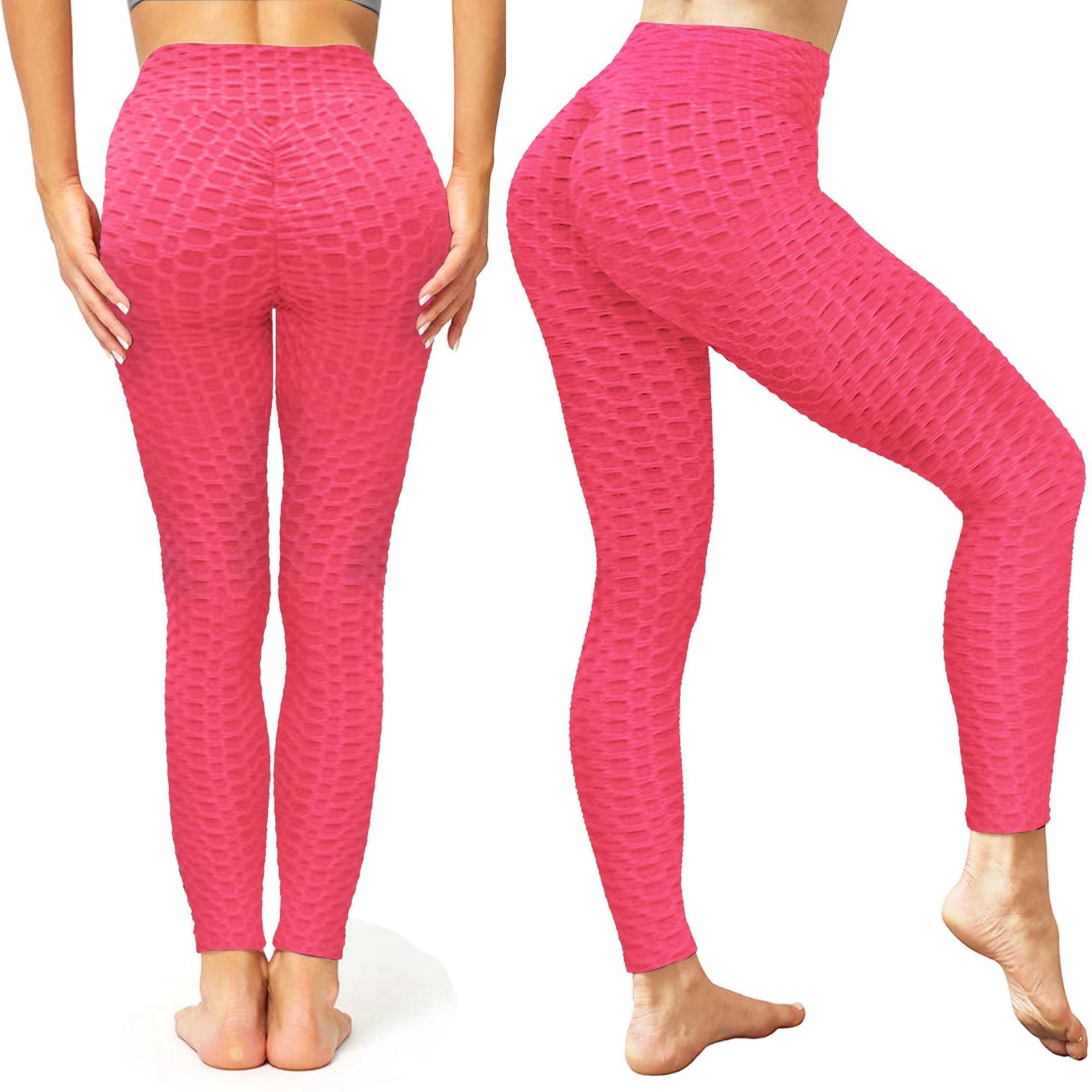 Women's Ruched High-Waist Leggings for Tummy Control & Yoga