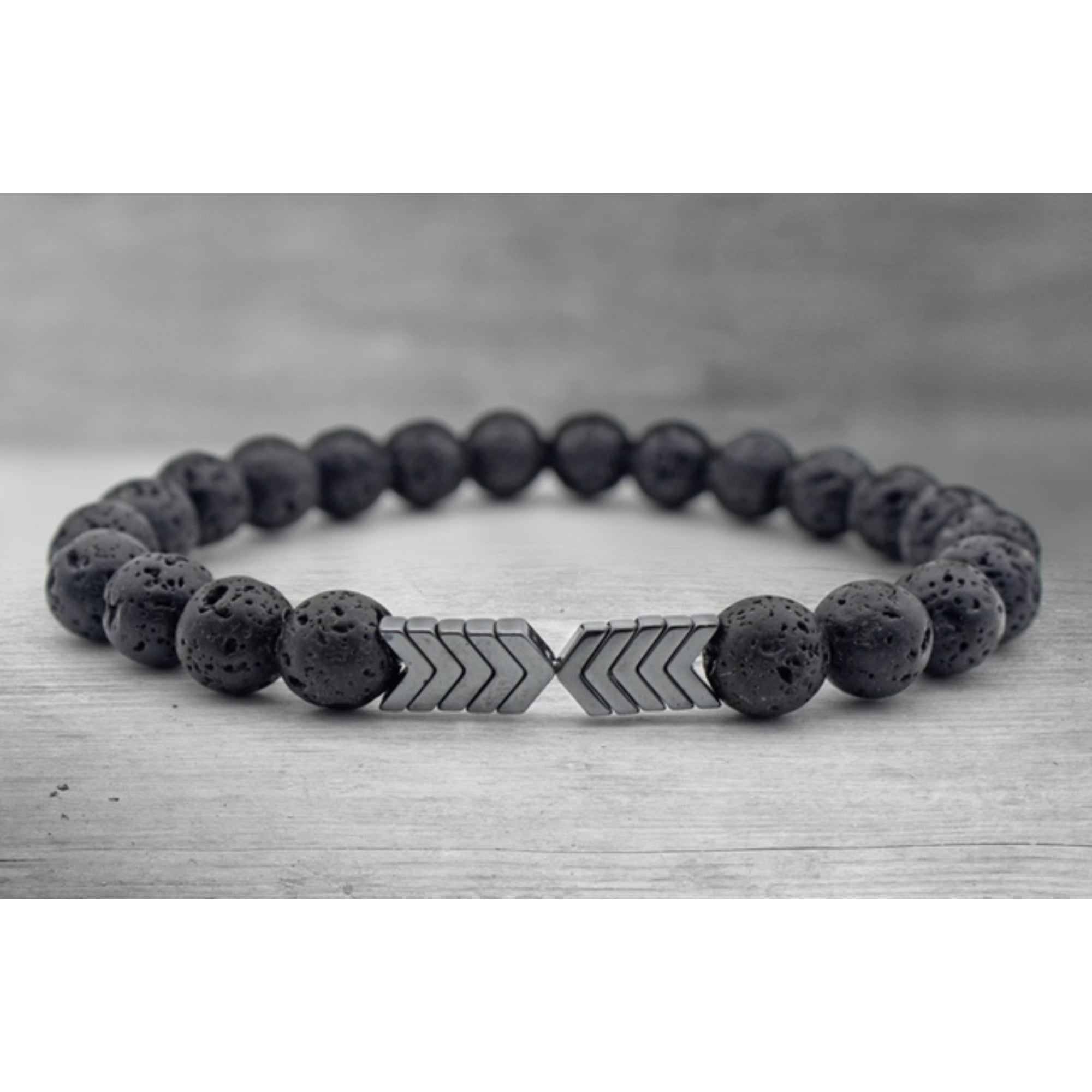 Lava Stone Diffuser Bracelet with Optional Essential Oils