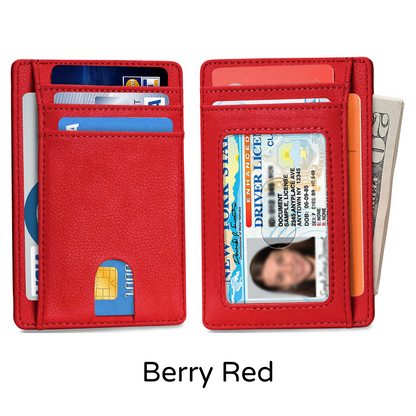 Ciana Slim Faux Leather Wallets For Men & Women