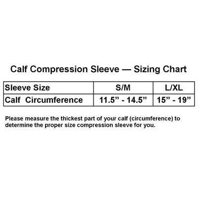 DCF Calf Relief and Performance Compression Sleeves (3-Pairs)