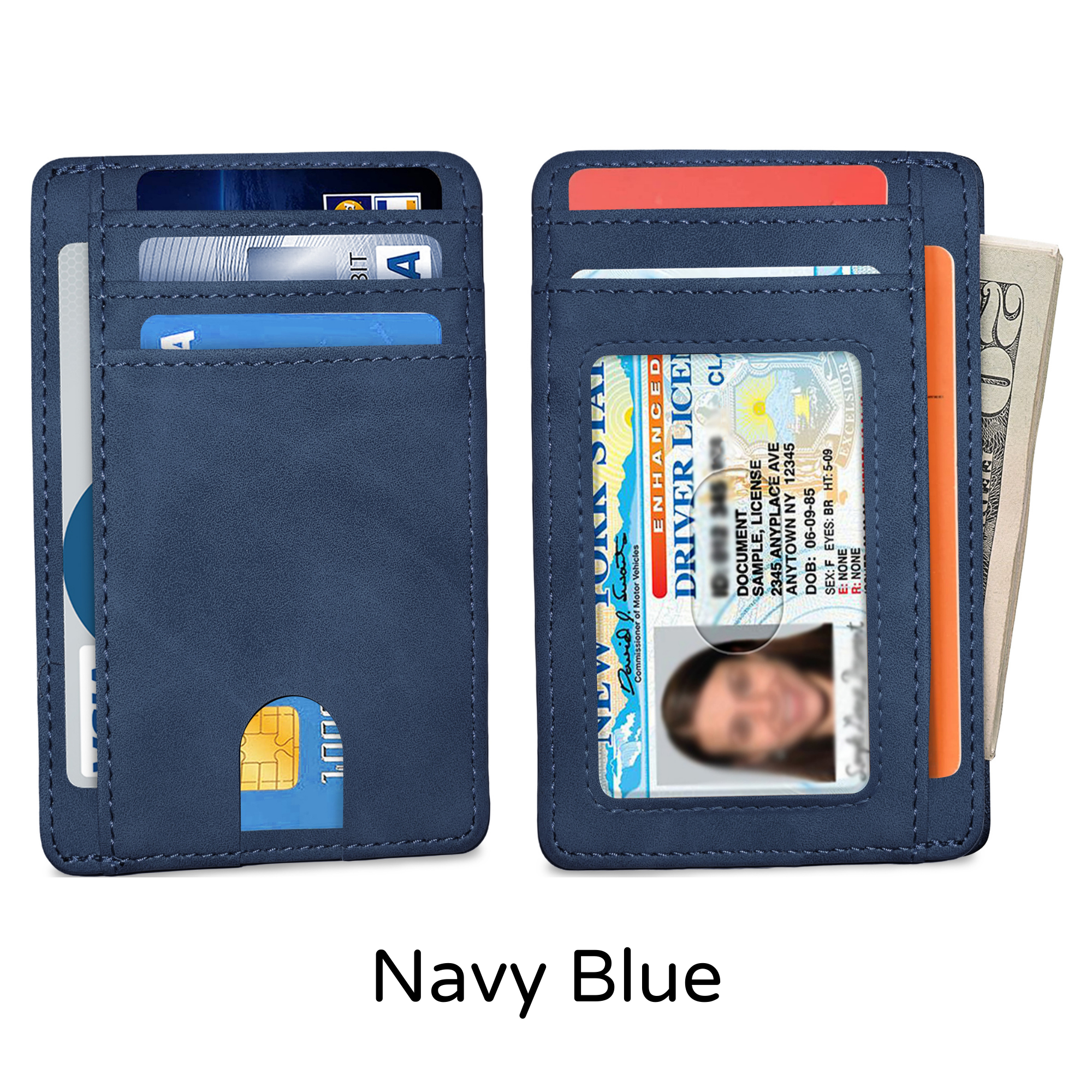 Ciana Slim Faux Leather Wallets For Men & Women