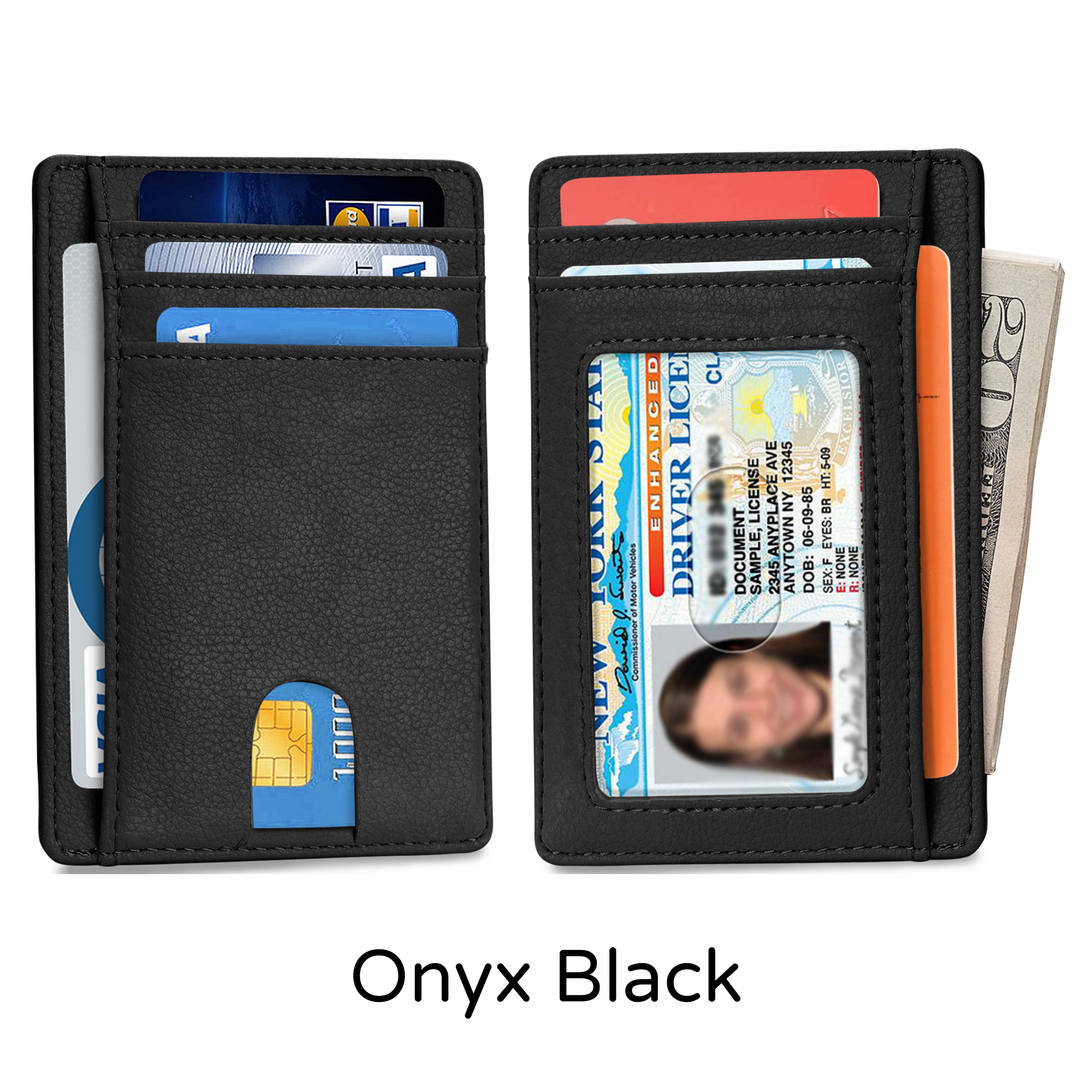 Ciana Slim Faux Leather Wallets For Men & Women