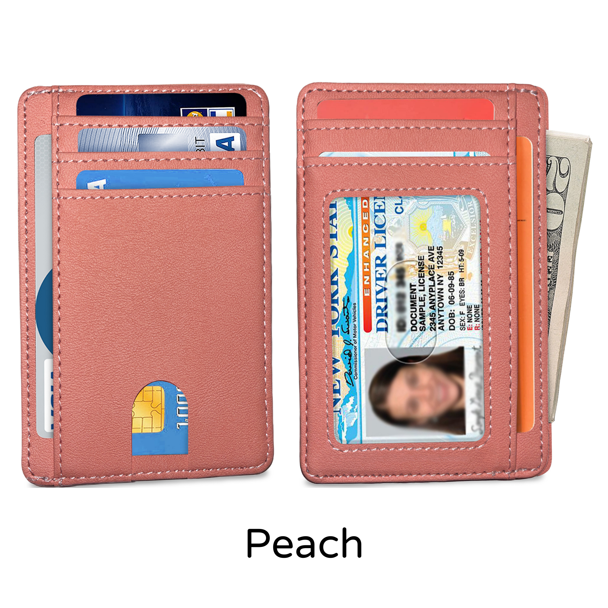 Ciana Slim Faux Leather Wallets For Men & Women