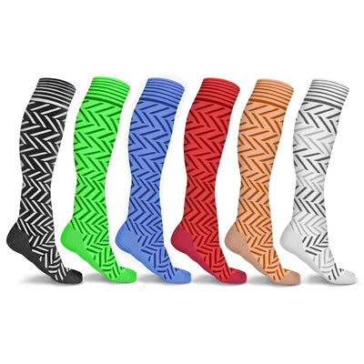 DCF Knee-High Compression Socks (6 Pairs)