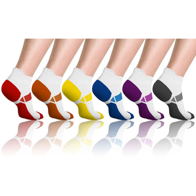 DCF Ankle-Length Recovery and Performance Compression Socks (6-Pack)