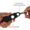 Personal Safety Alarm with Strobe Light and Key Chain