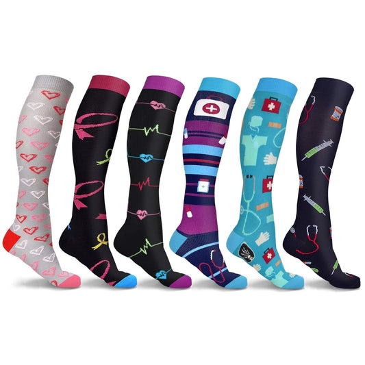 DCF Knee-High Compression Sock Collection (3-Pack)