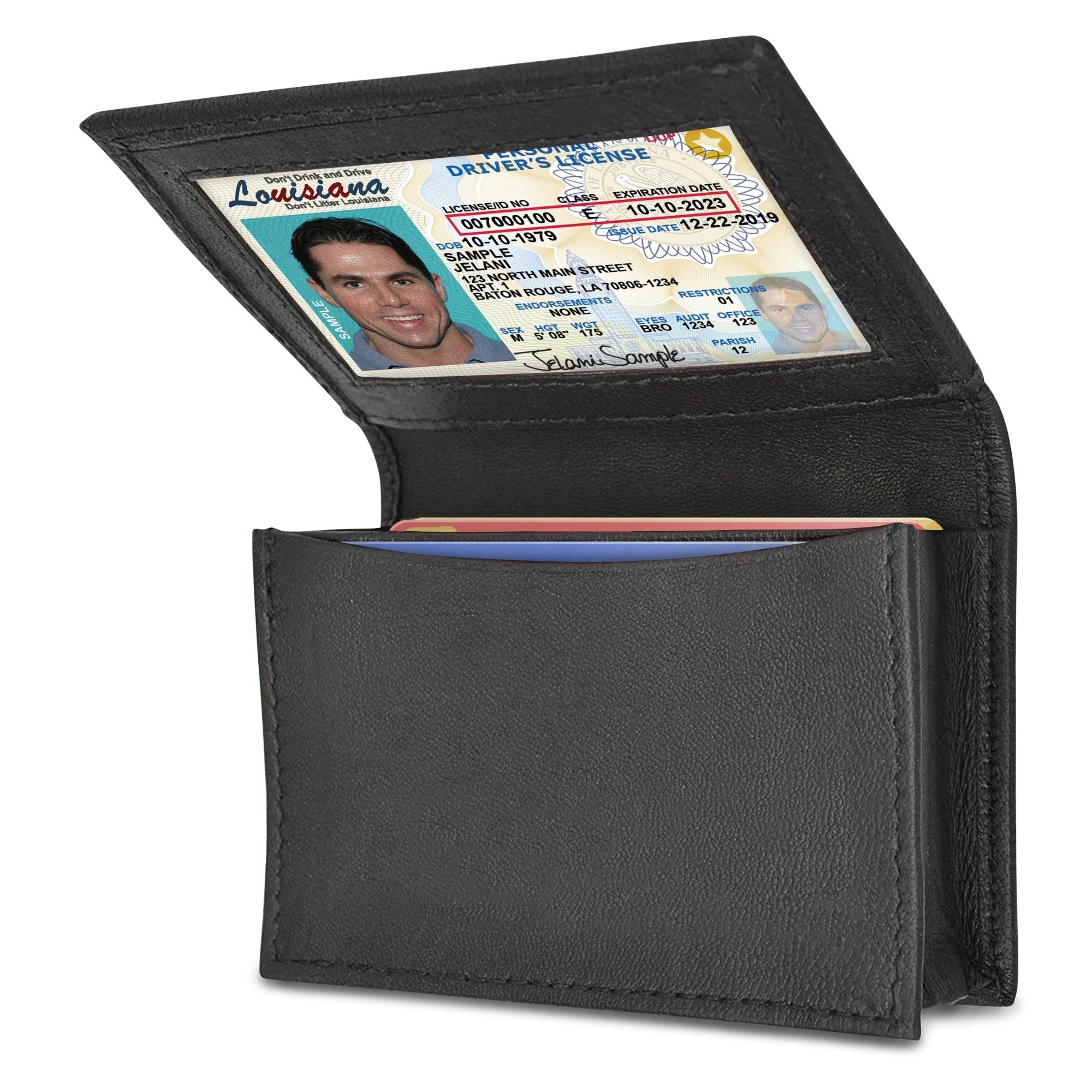 RFID Blocking Leather Expandable Wallet