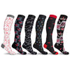 DCF Fun and Expressive Compression Socks (3- or 6-Pack)