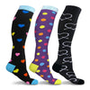 DCF Fun & Patterned Knee High Compression Socks (3 Pairs)