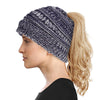 Women's Soft-Knit Ponytail Hat