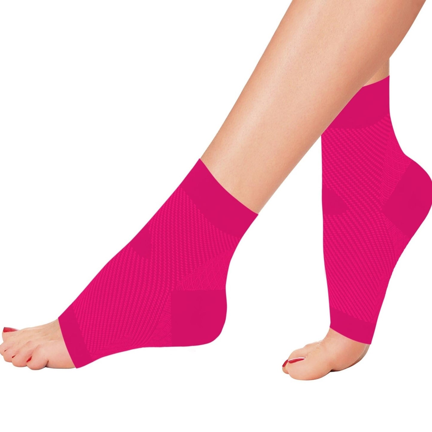 Copper-Infused Plantar Fasciitis Compression Foot Sleeves