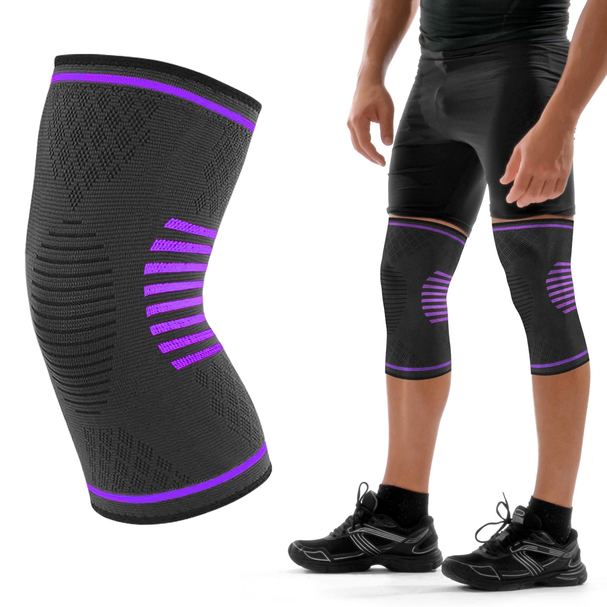 DCF Knee Compression Targeted Sleeve with Gel Grip (1-Pair)