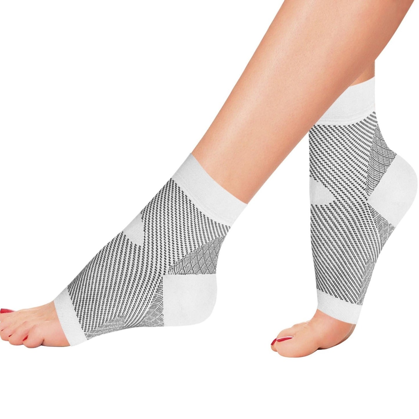 Copper-Infused Plantar Fasciitis Compression Foot Sleeves